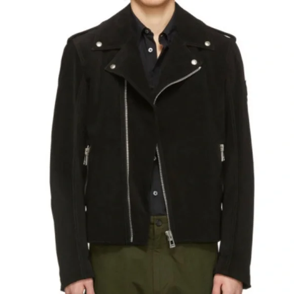 Belstaff Black Suede Edmunds Jacket Sz 52/L - Picture 2 of 13